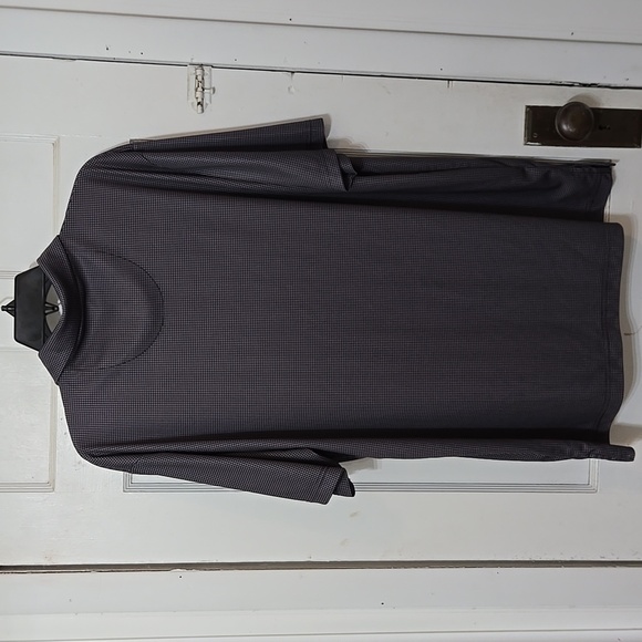 GRANDSLAM MENS XL GREY HOUNDSTOOTH POLO IN EXCELLENT CONDITION - Picture 4 of 5